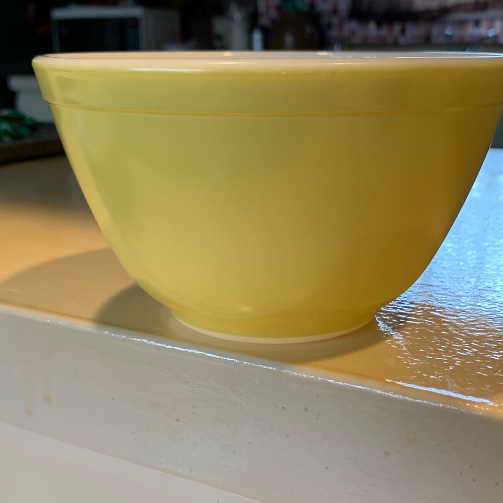 Vintage Pyrex Yellow Mixing Bowl